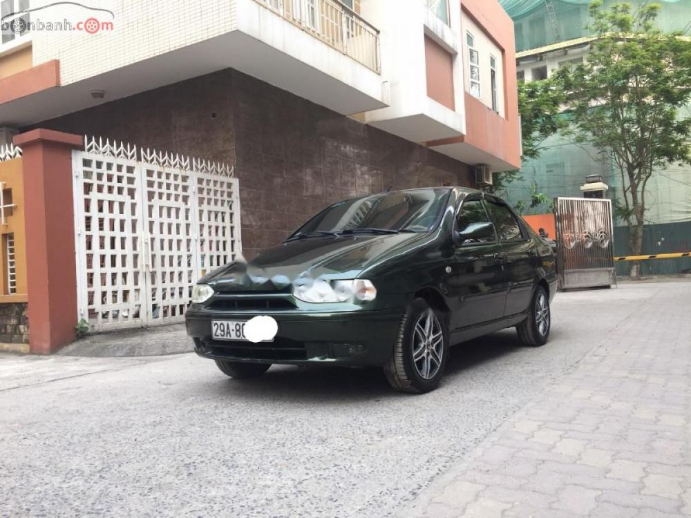 Fiat Siena HLX 1.6 2003 - Cần bán xe Fiat Siena HLX 1.6 đời 2003, màu xanh lam  