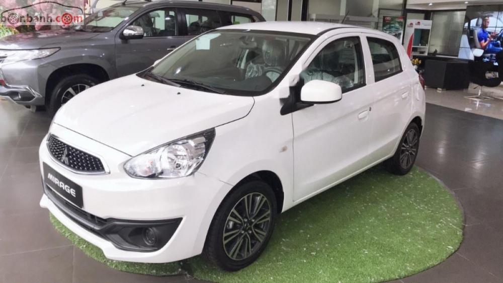 Mitsubishi Mirage 1.2 MT 2018 - Cần bán Mitsubishi Mirage 1.2 MT năm 2018, màu trắng, xe nhập, giá 345tr