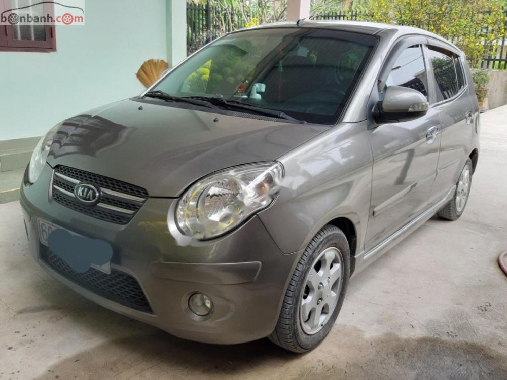 Kia Morning SX 2009 - Xe Kia Morning SX năm 2009, màu xám, giá tốt