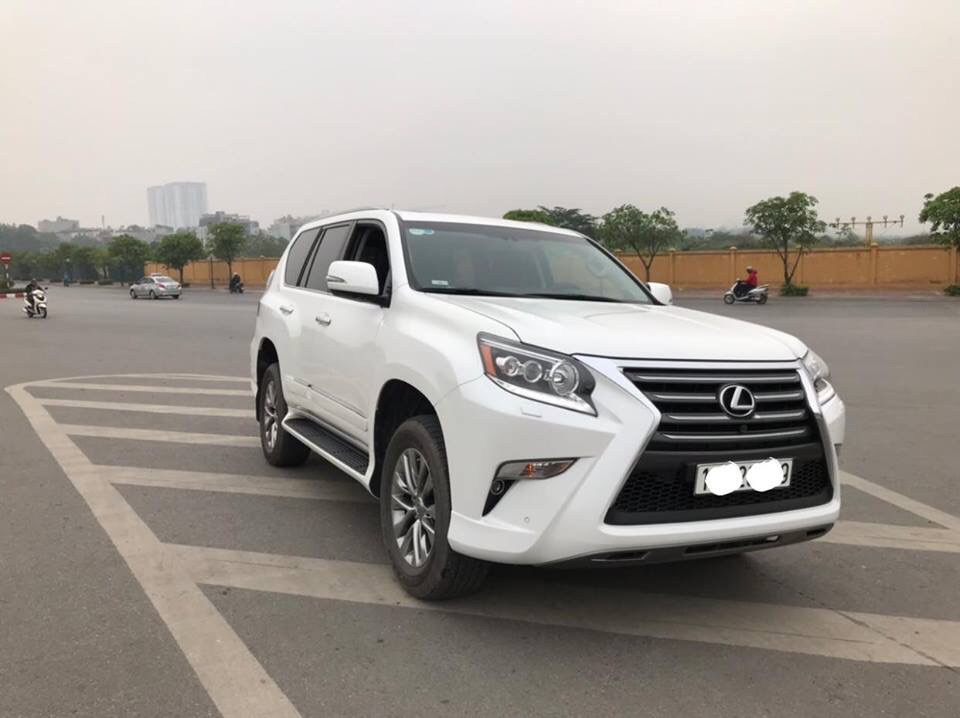 Lexus GX  460 Luxury 2017 - Bán ô tô Lexus GX460 Luxury sản xuất 2017, màu trắng, nhập khẩu còn bảo hành chính hãng