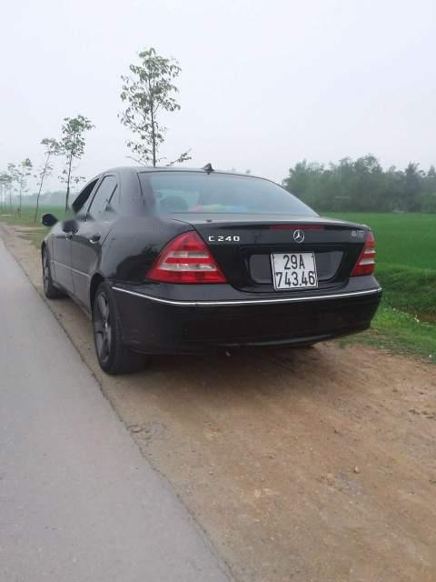 Mercedes-Benz C class  C240 2004 - Bán Mercedes C240 sản xuất 2004, màu đen, nguyên bản, sơn zin không lỗi nhỏ