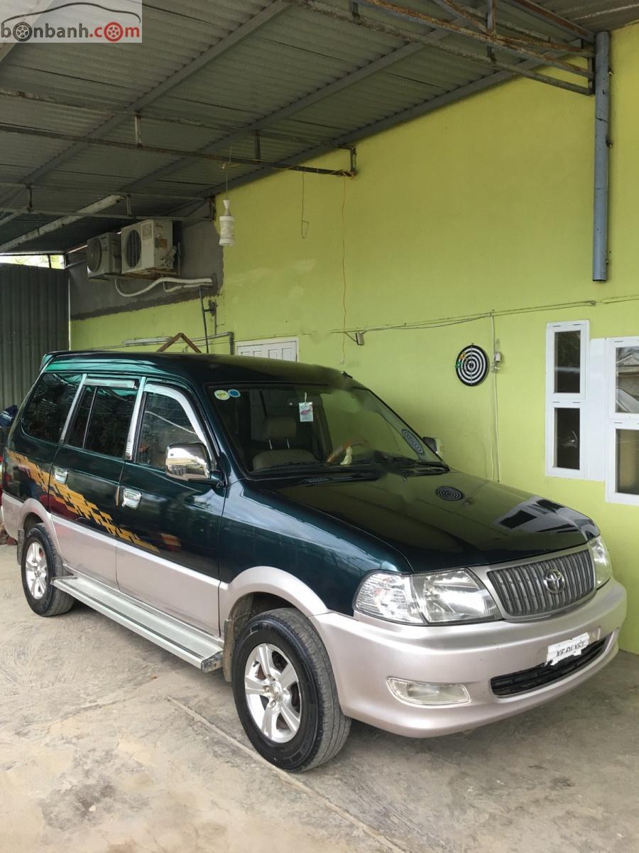 Toyota Zace    2001 - Cần bán xe Toyota Zace đời 2001, màu xanh lam 