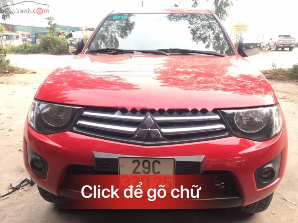 Mitsubishi Triton 2013 - Bán gấp Mitsubishi Triton năm 2013, màu đỏ, nhập khẩu  