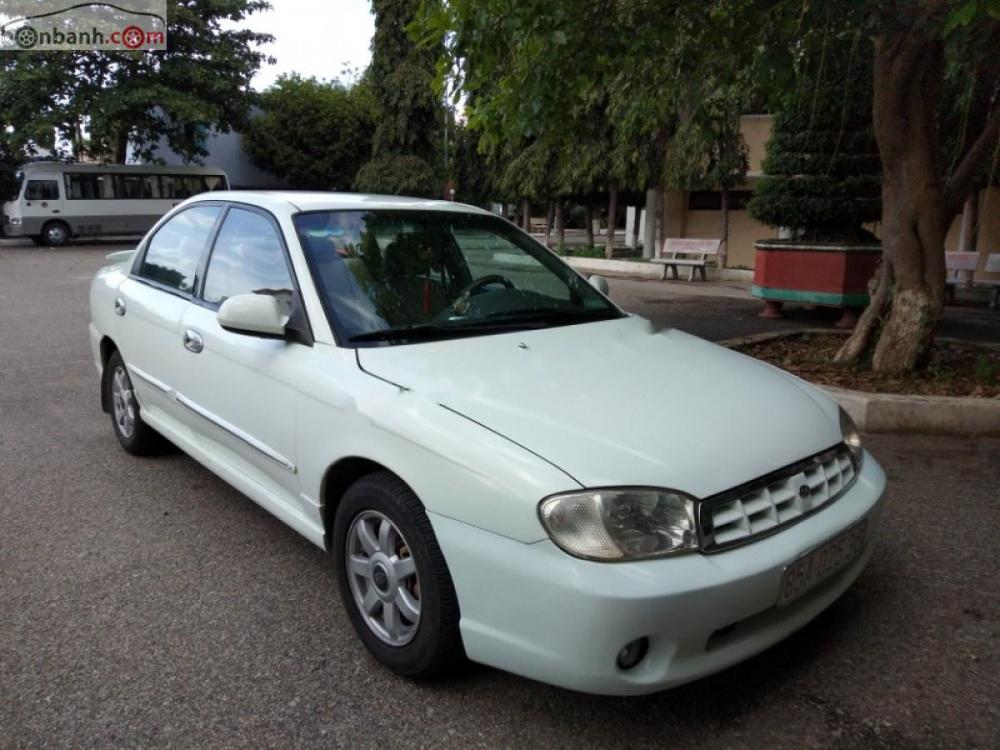 Kia Spectra 1.6 MT 2003 - Cần bán xe Kia Spectra 1.6 MT đời 2003, màu trắng