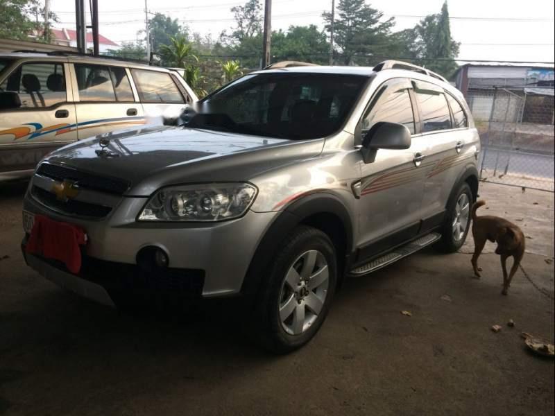 Chevrolet Captiva   2007 - Bán xe Chevrolet Captiva năm 2007, màu bạc, xe nhập