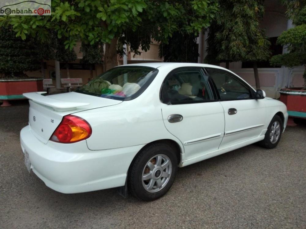 Kia Spectra 1.6 MT 2003 - Cần bán xe Kia Spectra 1.6 MT đời 2003, màu trắng