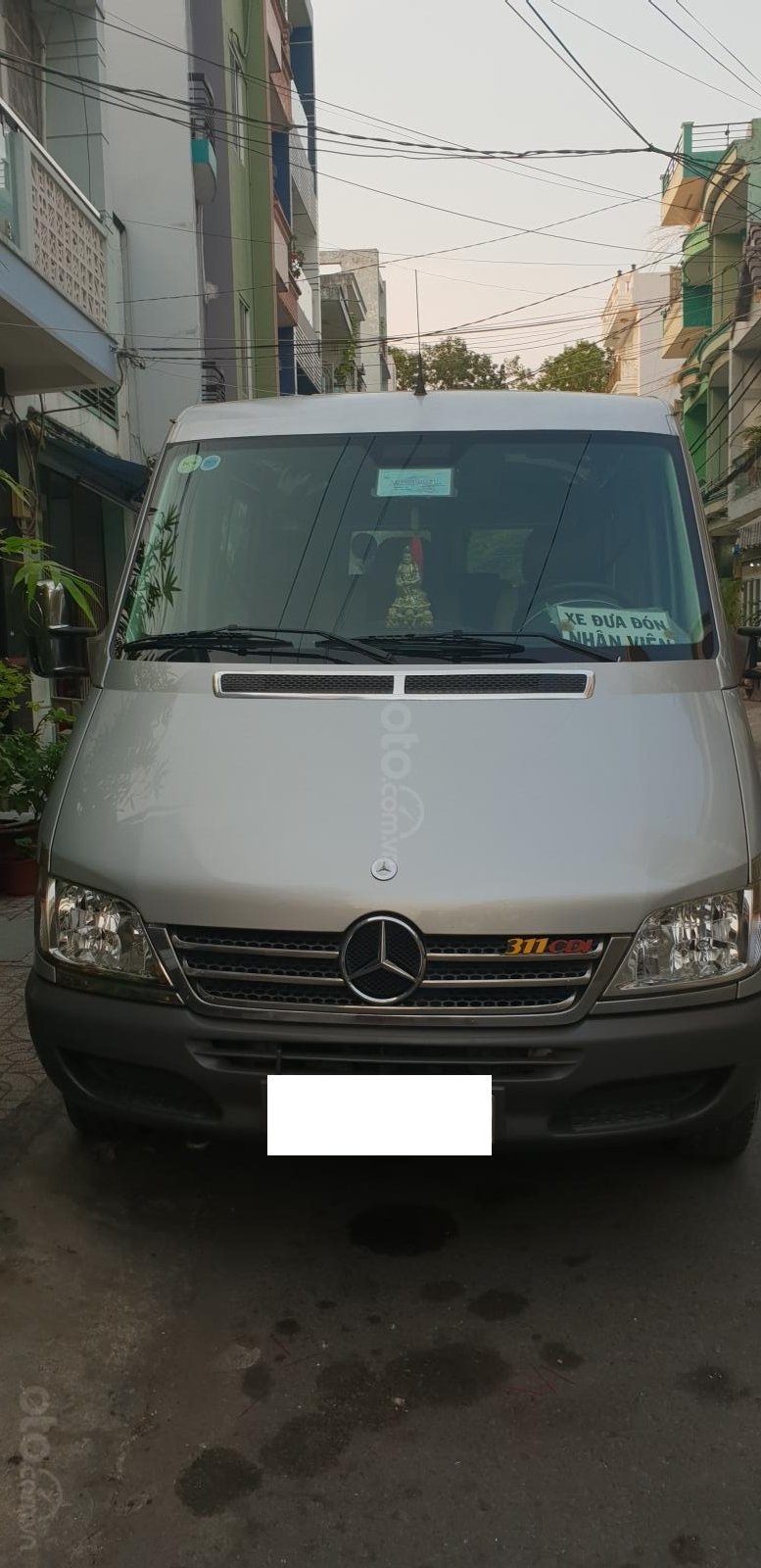 Mercedes-Benz Sprinter 2008 - Bán ô tô Mercedes Sprinter sản xuất 2008, màu bạc, còn zin từ đầu tới đích