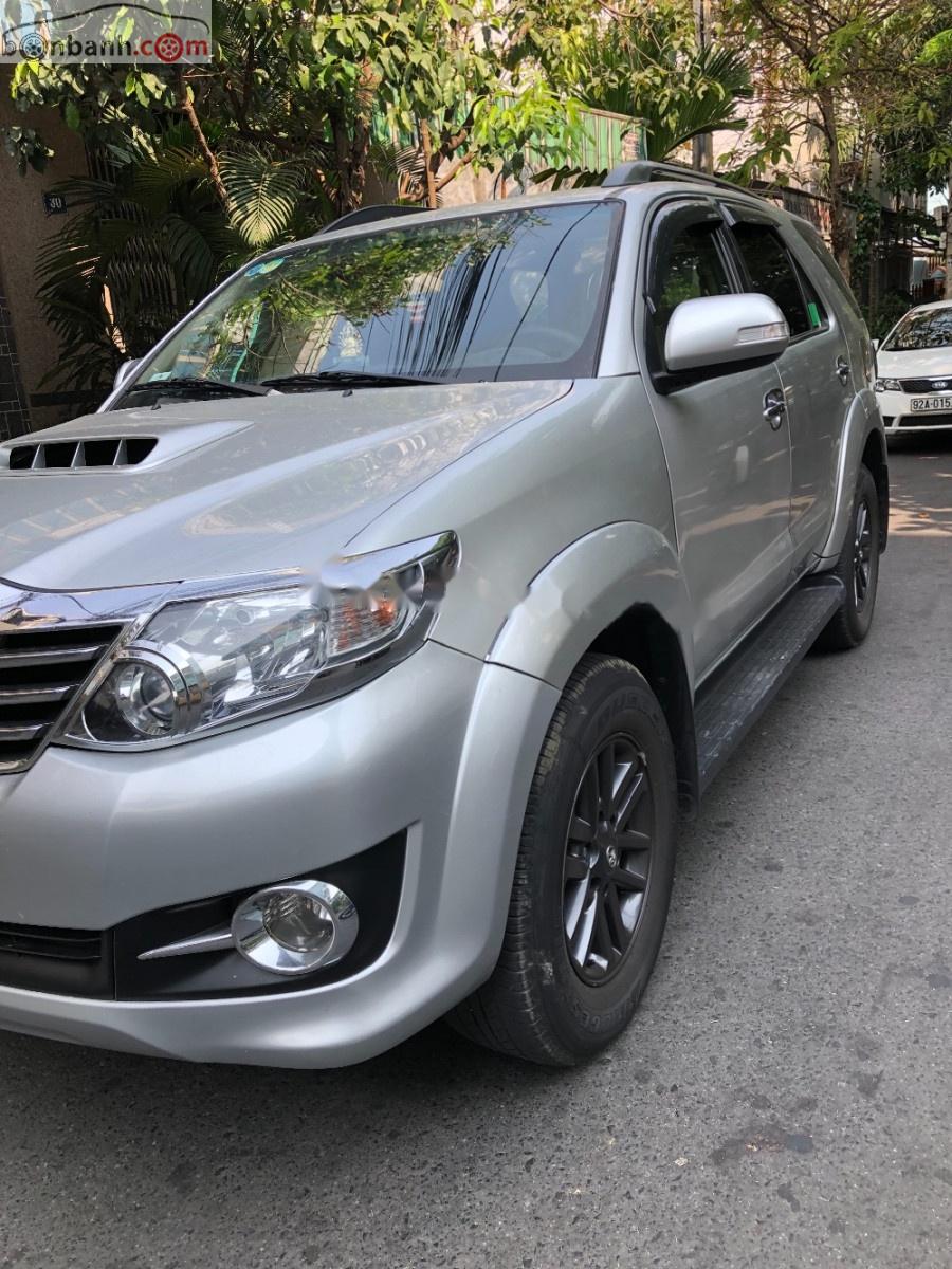 Toyota Fortuner 2.5G 2015 - Bán Toyota Fortuner 2.5G sản xuất năm 2015, màu bạc, 870tr