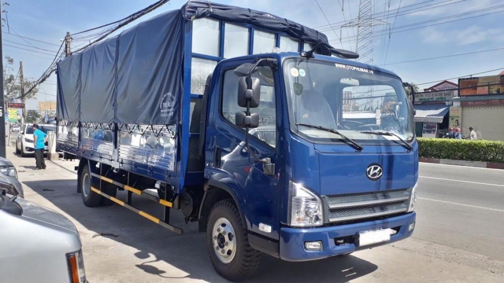 Howo La Dalat 2017 - Bán FAW xe tải thùng đời 2017, màu xanh lam, nhập khẩu giá cạnh tranh