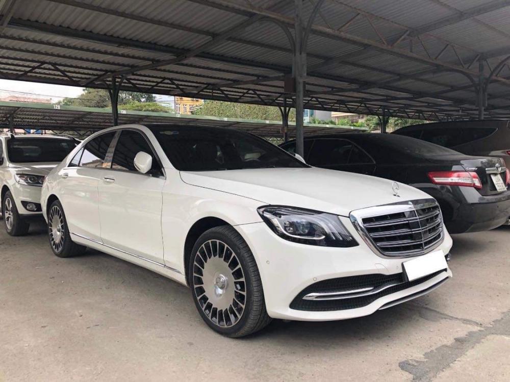 Mercedes-Benz S class S500L 2014 - Cần bán xe Mercedes S500L sản xuất năm 2014, màu trắng  