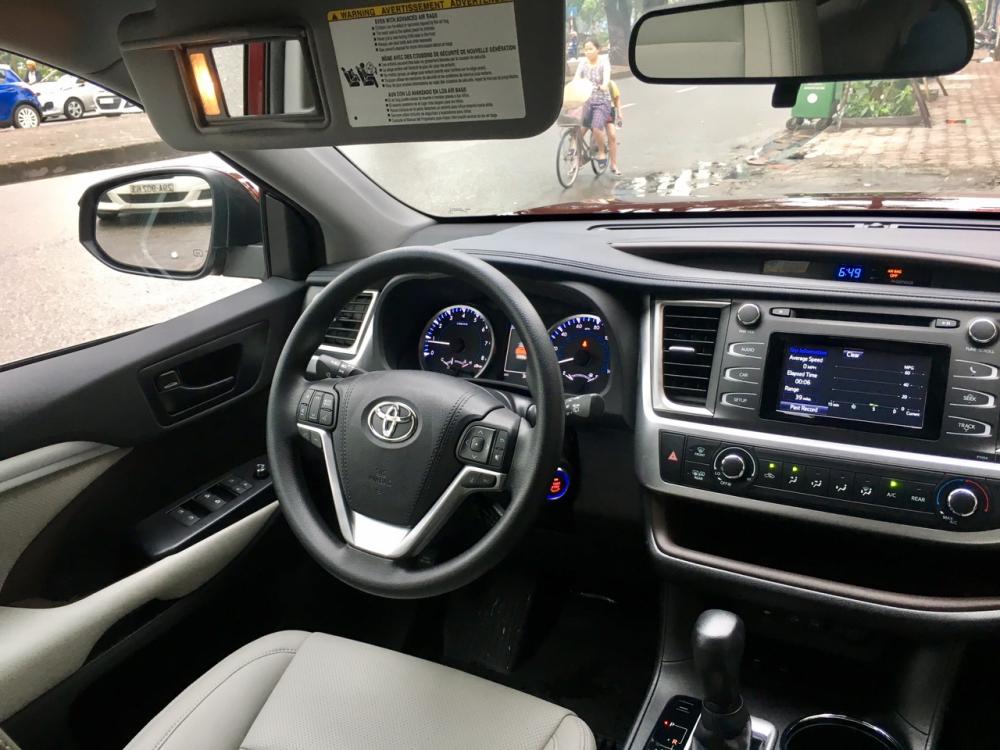 Toyota Highlander LE 2018 - Bán Toyota Highlander LE đời 2018, màu đỏ, xe nhập