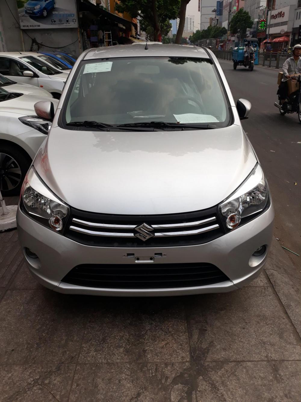 Suzuki Celerio MT 2019 - Cần bán xe Suzuki Celerio MT màu bạc, xe phù hợp kinh doanh dịch vụ