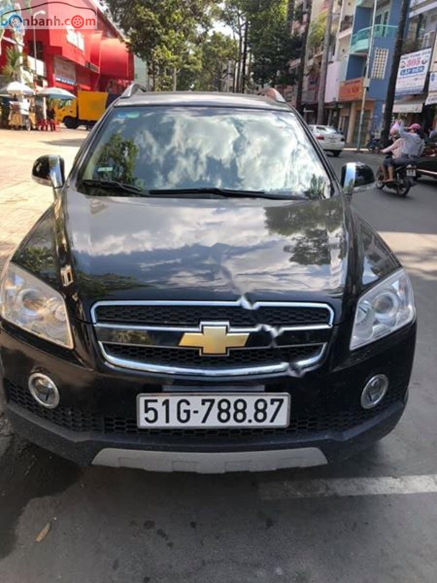 Chevrolet Captiva 2007 - Cần bán xe Chevrolet Captiva đời 2007, màu đen, 295 triệu