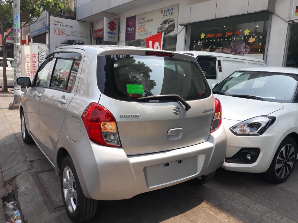 Suzuki Celerio MT 2019 - Cần bán xe Suzuki Celerio MT màu bạc, xe phù hợp kinh doanh dịch vụ