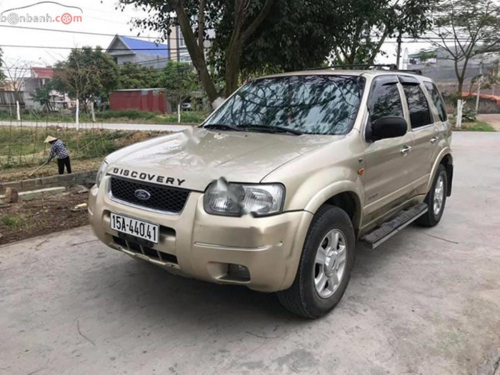 Ford Escape 3.0 V6 2002 - Bán ô tô Ford Escape 3.0 V6 đời 2002, màu vàng