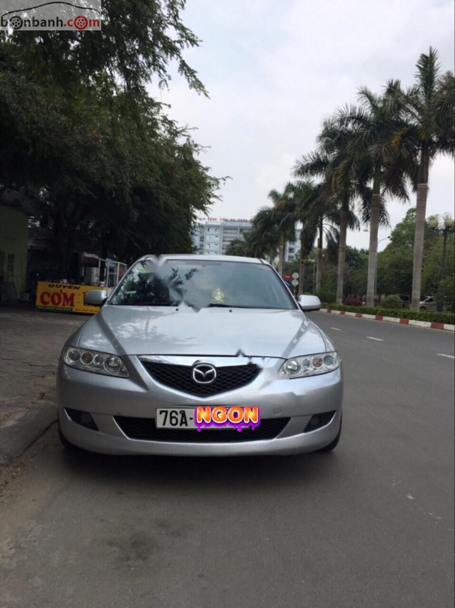 Mazda 6 2003 - Cần bán lại xe Mazda 6 đời 2003, màu bạc, nhập khẩu nguyên chiếc xe gia đình, 229tr