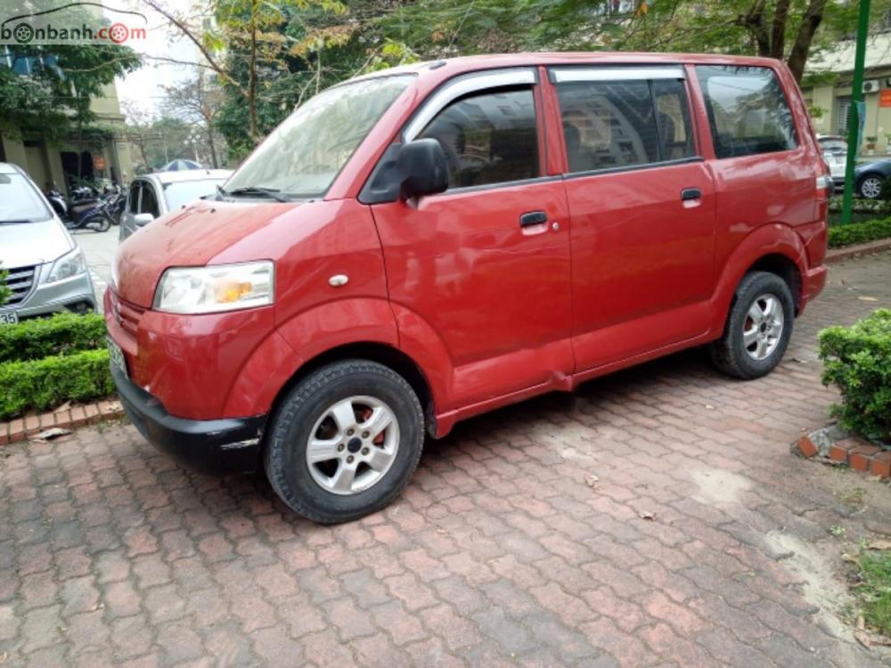 Suzuki APV 2007 - Cần bán xe Suzuki APV đời 2007, màu đỏ số sàn, giá chỉ 192 triệu