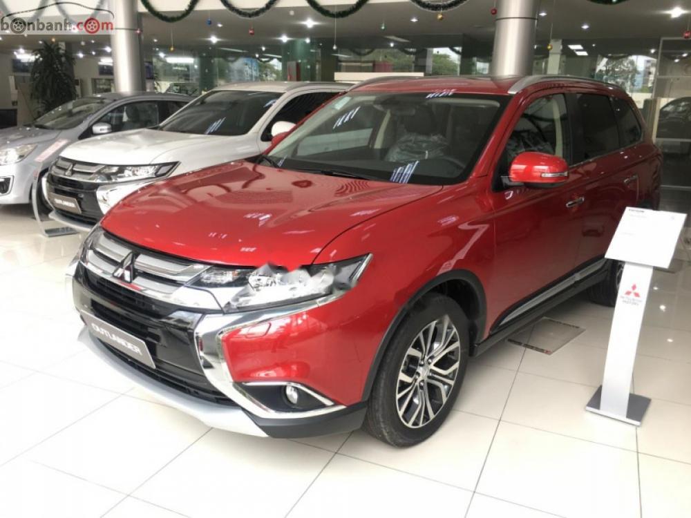 Mitsubishi Outlander 2.4 2019 - Bán xe Mitsubishi Outlander 2.4 sản xuất năm 2019, màu đỏ