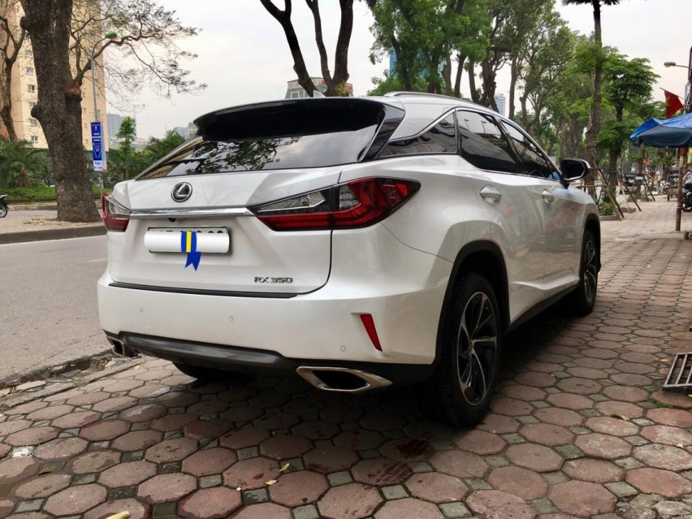 Lexus RX  350 2016 - Bán ô tô Lexus RX 350 sản xuất 2016, màu trắng, nội thất nâu, nhập khẩu Mỹ