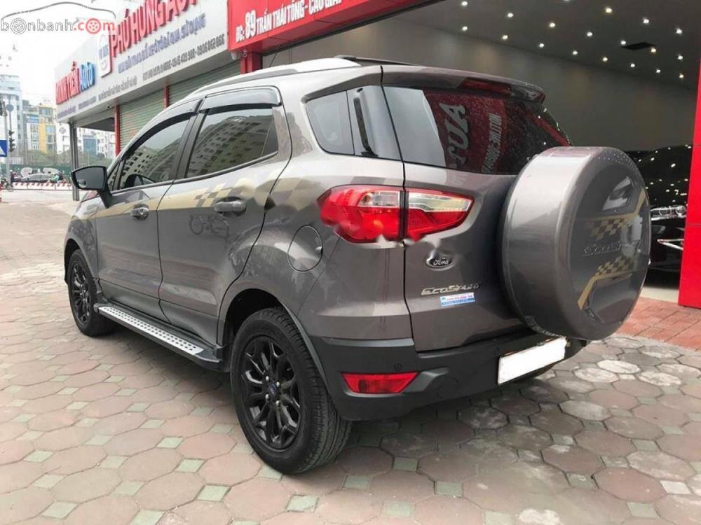 Ford EcoSport Titanium Black 1.5L AT 2017 - Cần bán gấp Ford EcoSport Titanium Black 1.5L AT đời 2017, vành đen có giá đỡ