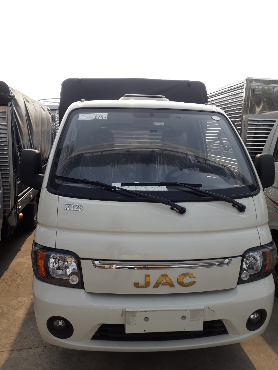X125 2018 - Xe tải Jac X125 thùng bạt tiêu chuẩn euro4 giá rẻ