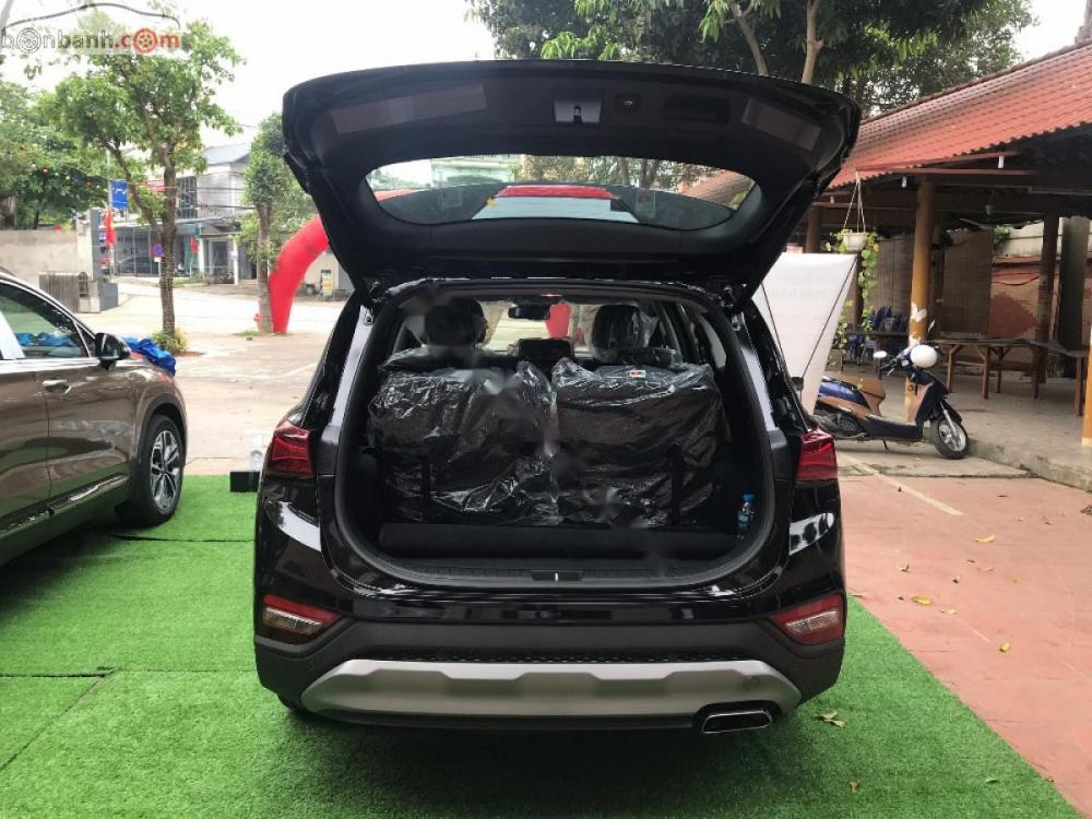 Hyundai Santa Fe 2.4L 2019 - Cần bán xe Hyundai Santa Fe 2.4 sản xuất 2019 máy xăng, bản tiêu chuẩn màu đen