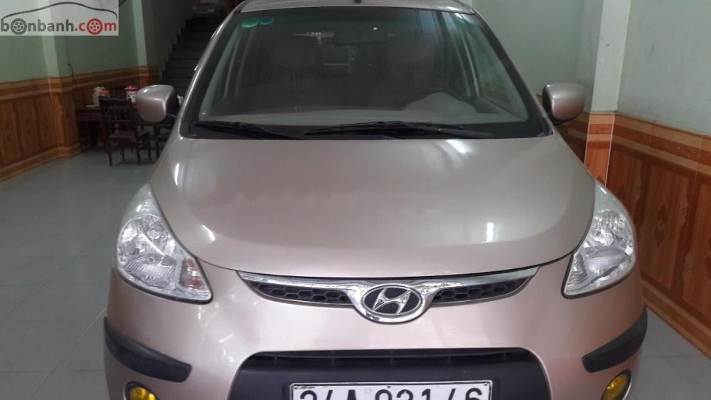 Hyundai i10 2010 - Cần bán Hyundai i10 năm sản xuất 2010, màu vàng cát