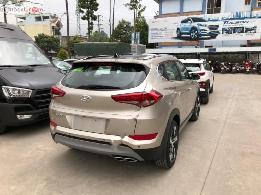 Hyundai Tucson 1.6 AT Turbo 2019 - Bán Hyundai Tucson 1.6 Turbo màu vàng cát 2019