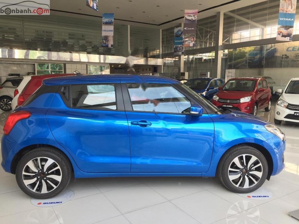 Suzuki Swift GLX 1.2 AT 2019 - Bán Suzuki Swift GLX nhập khẩu Thailand, màu xanh, số tự động, máy xăng