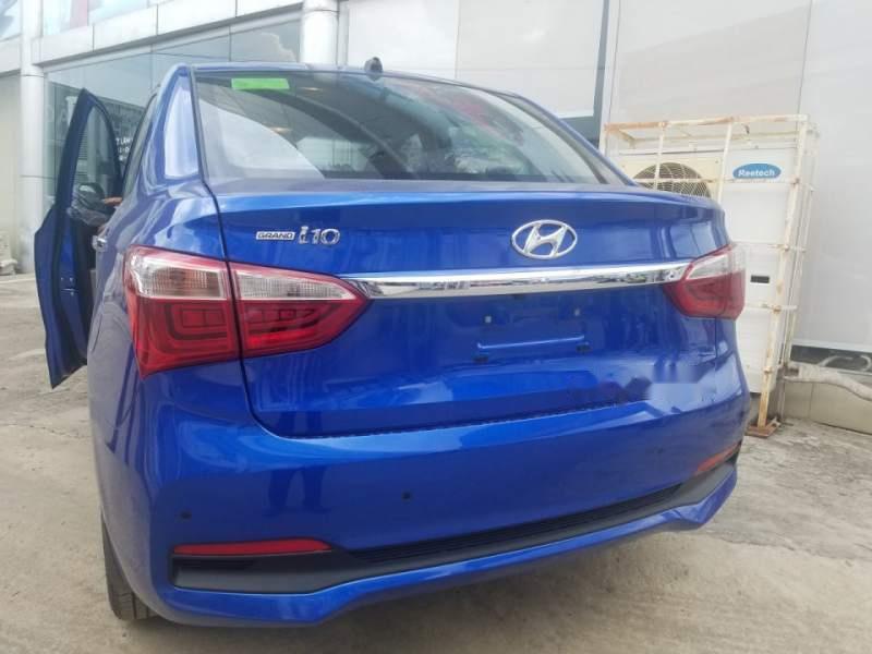 Hyundai Grand i10  MT 2019 - Cần bán xe Hyundai Grand i10 MT đời 2019, màu xanh lam, 350 triệu