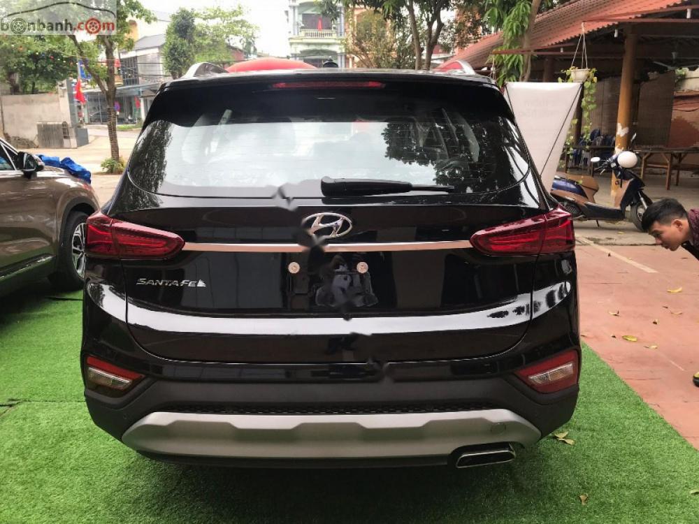 Hyundai Santa Fe 2.4L 2019 - Cần bán xe Hyundai Santa Fe 2.4 sản xuất 2019 máy xăng, bản tiêu chuẩn màu đen