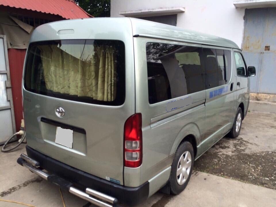 Toyota Hiace 2007 - Bán Toyota 16 chỗ, máy dầu đời 2007, xe zin nguyên bản từ đầu, xe chạy dịch vụ