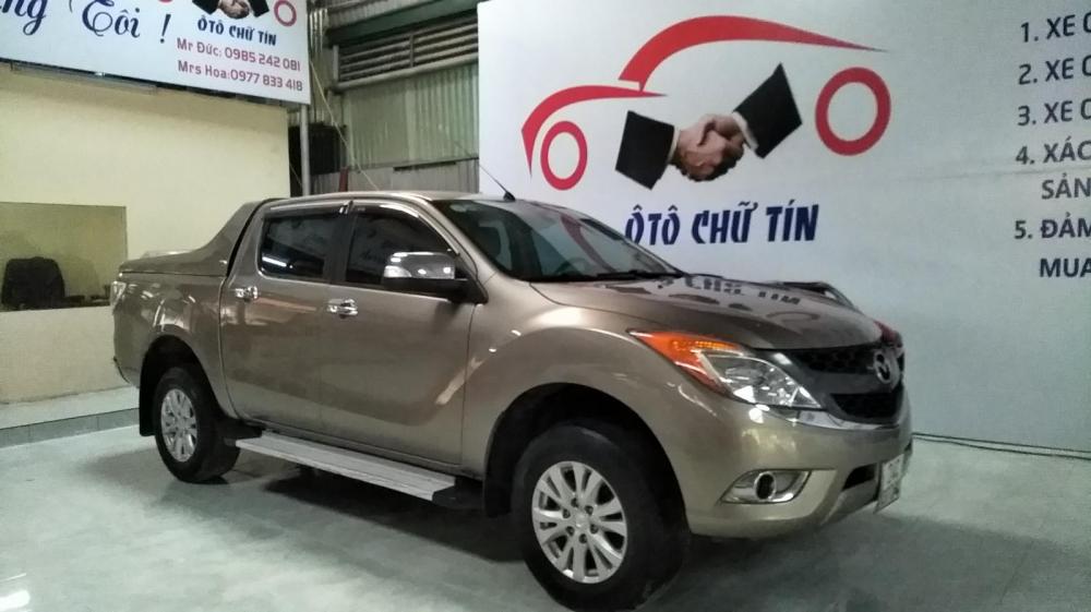 Mazda BT 50 3.2 AT 2014 - Bán ô tô Mazda BT 50 3.2 AT năm 2014, màu nâu, xe nhập