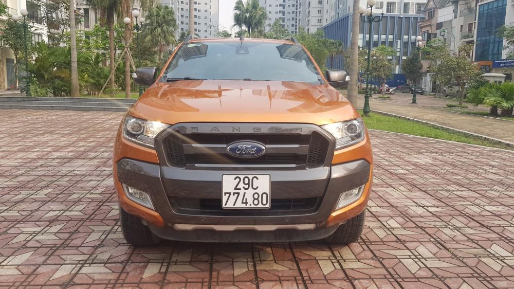 Ford Ranger Witrack 3.2 2017 - Bán xe Ford Ranger Witrack 3.2 đời 2017, màu nâu, nhập khẩu Thái, chính chủ 
