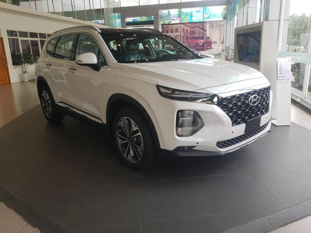 Hyundai Santa Fe 2.4 MPI 2019 - Bán Hyundai Santafe 2019 - Vay 80% - 313tr có xe ngay