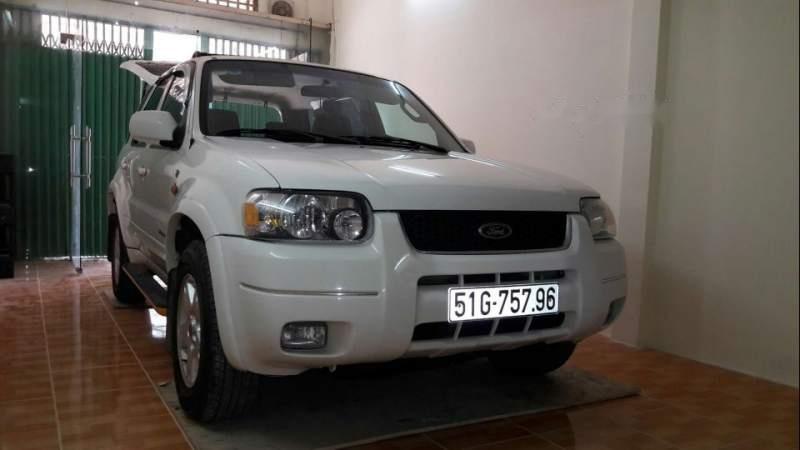 Ford Escape   XLT  2002 - Cần bán Ford Escape XLT sản xuất 2002, màu trắng, nhập khẩu  