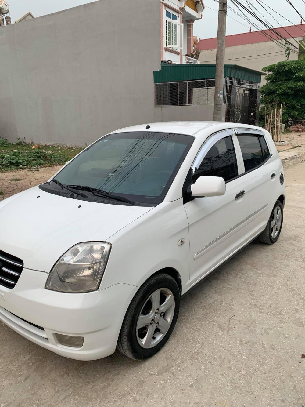 Kia Morning LX 2007 - Bán Kia Morning LX đời 2007, màu trắng, xe nhập, 182 triệu