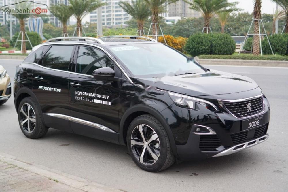 Peugeot 3008 1.6 AT 2019 - Bán Peugeot 3008 1.6 AT 2019, màu đen