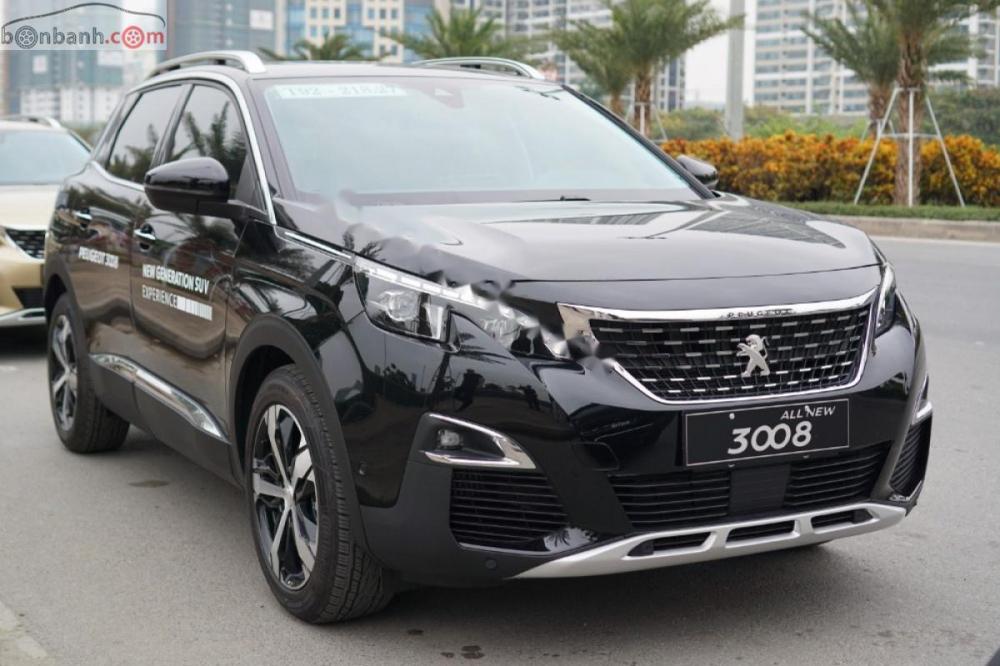 Peugeot 3008 1.6 AT 2019 - Bán Peugeot 3008 1.6 AT 2019, màu đen