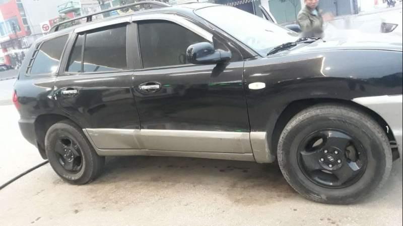 Hyundai Santa Fe   2003 - Bán xe Hyundai Santa Fe đời 2003, màu đen, nhập khẩu, giá chỉ 260 triệu