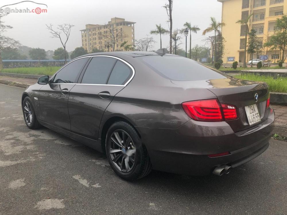 BMW 5 Series 523i 2011 - Bán BMW 5 Series 523i đời 2011, màu nâu, xe nhập