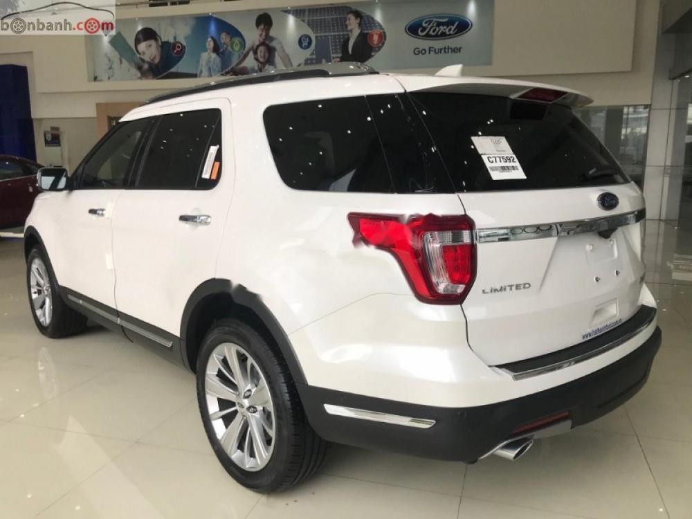 Ford Explorer Limited 2019 - Bán Ford Explorer Limited 2019, màu trắng, nhập khẩu  