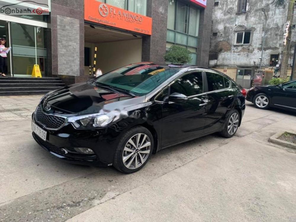 Kia K3 1.6 AT 2015 - Cần bán xe Kia K3 1.6 AT 2015, màu đen, chính chủ, giá chỉ 520 triệu