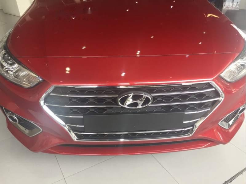 Hyundai Accent  1.4 AT  2019 - Bán xe Hyundai Accent 1.4 AT đời 2019, màu đỏ