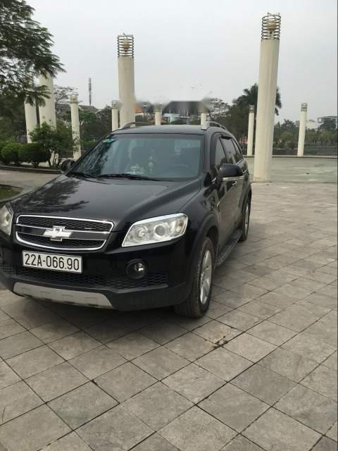 Chevrolet Captiva   2008 - Bán xe Chevrolet Captiva sản xuất năm 2008, màu đen, số sàn