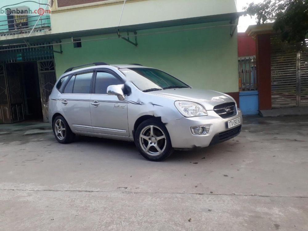 Kia Carens LX 1.6 MT 2010 - Bán xe cũ Kia Carens LX 1.6 MT đời 2010, màu bạc