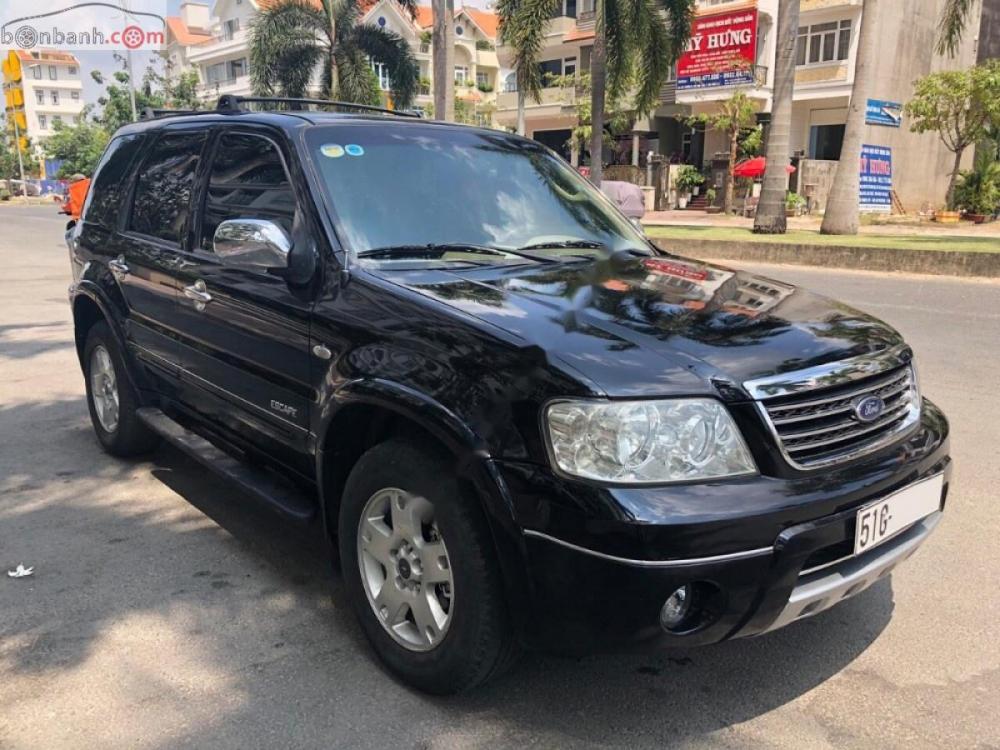 Ford Escape XLT 2.3L AT 2005 - Bán xe Ford Escape XLT 2.3L AT năm sản xuất 2005, màu đen