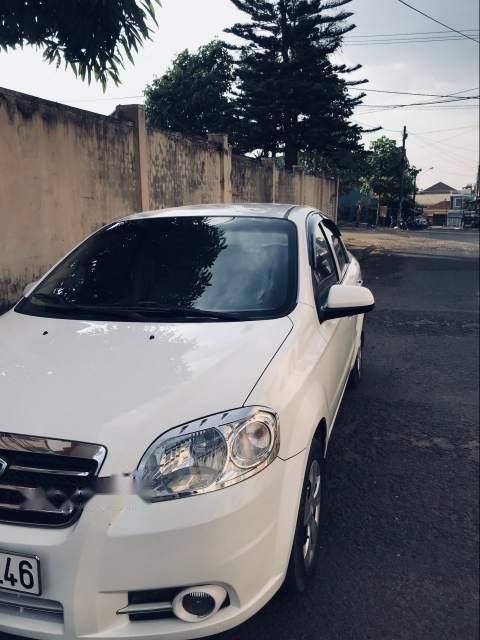 Daewoo Gentra   2008 - Cần bán gấp Daewoo Gentra 2008, màu trắng còn mới