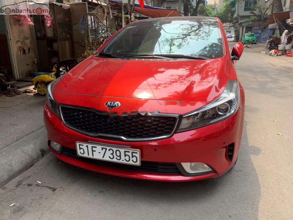 Kia Cerato 1.6 AT 2016 - Bán xe Kia Cerato 1.6 AT sản xuất năm 2016, màu đỏ