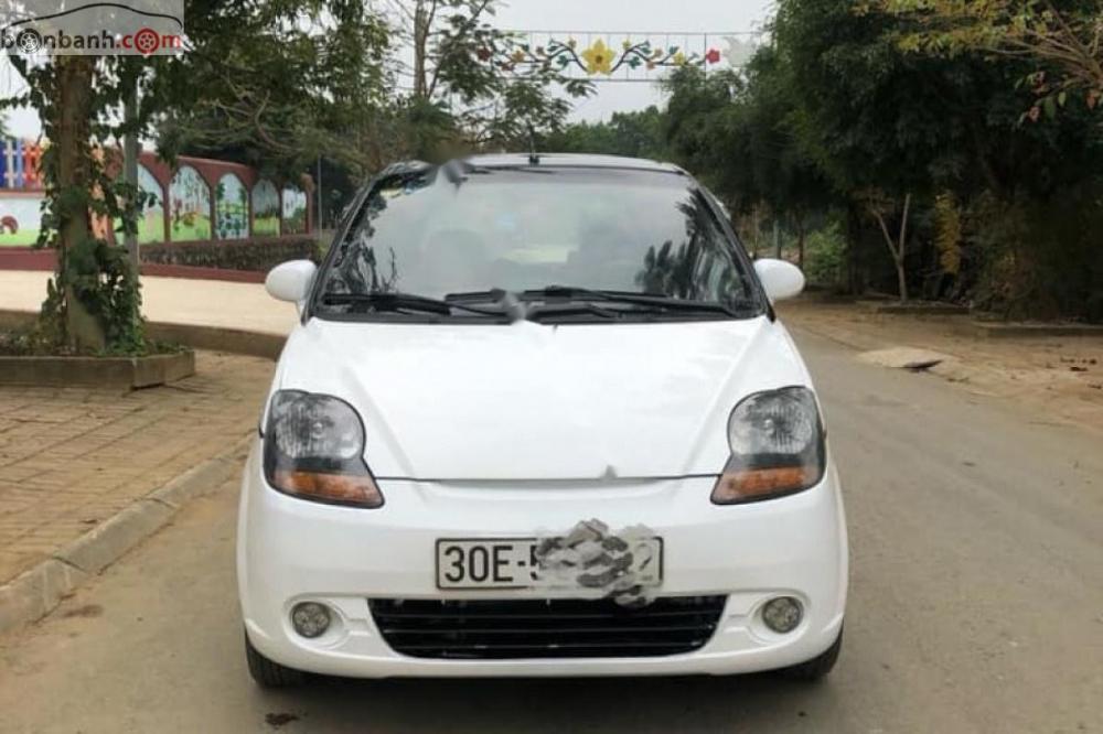 Chevrolet Spark LT 0.8 MT 2010 - Cần bán xe Chevrolet Spark LT 0.8 MT đời 2010, màu trắng, 110 triệu